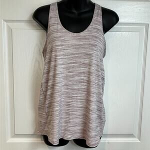 Lululemon Space Dye Essential Pleated Racerback Tank Top Purple Womens Size 4